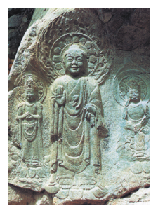 서산 마애여래삼존상